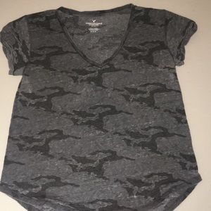 Grey camo top